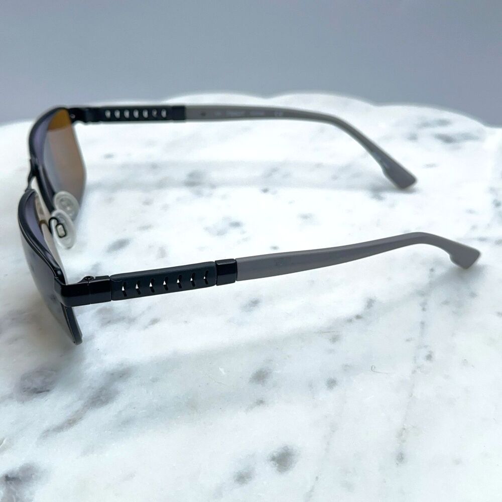 Flexon Latitude E1110 001 Black Rectangular Eyegl… - image 2